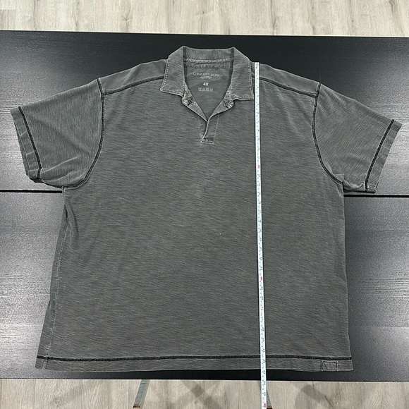 Calvin Klein Jeans Collared Cotton Shirt - 4X - Picture 6 of 7